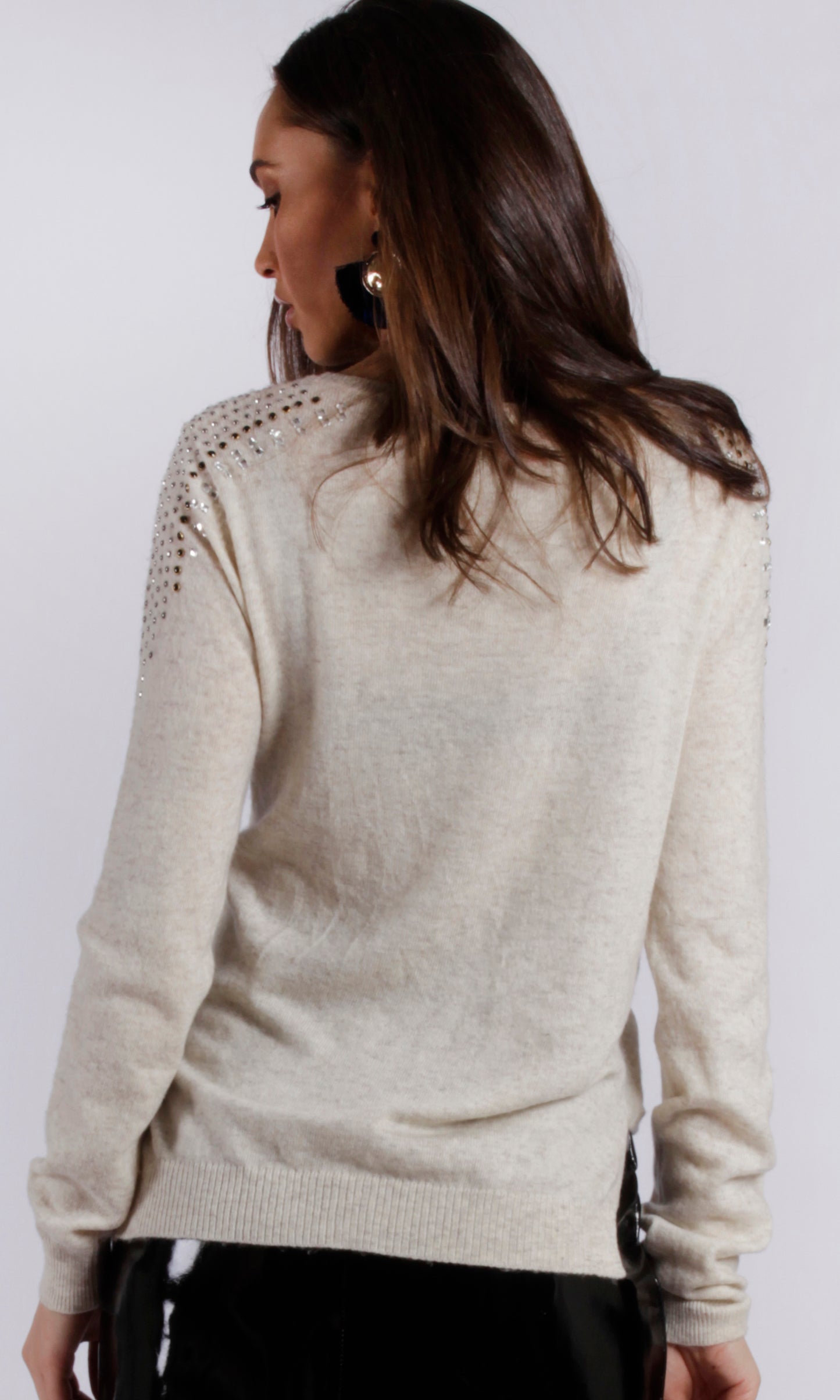 AL563SS Metallic Circle  Sweater (Pack) On Sale