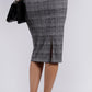 YW1728SS Vintage Inspired Tweed Pencil Skirt (Pack)
