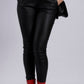 WV349TE Faux Leather Ponte Pant (Pack)