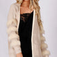 6011SS Knitted Cardigan with Fur Trim Sleeves (Pack)