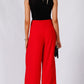 XW1704SS Red Split Cropped Pants