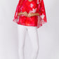 D4-11665-1TB FLORAL CHIFFON BATWING TOP (Pack)