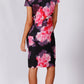 VS1114-3TB Pink/ Purple Floral Bodycon Dress (Pack)