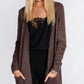 LY17338B Coffee Cardigan With Tie (Pack) On Sale
