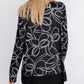 BS1016041-7NC Nautical Rope Print Long Sleeve Top (Pack) New Arrival