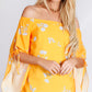 RV1045SS OFF SHOULDER YELLOW TOP (Pack) On Sale