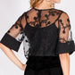 RV0936-2SS Sheer Mesh Embroidered Top (Pack)