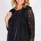 YW1701SS Black Lace Jacket (Pack)