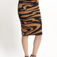 ZW005SS Tiger Print Skirt (Pack)