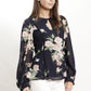 AY054-1SS Floral Top With Key Hole Front (Pack)