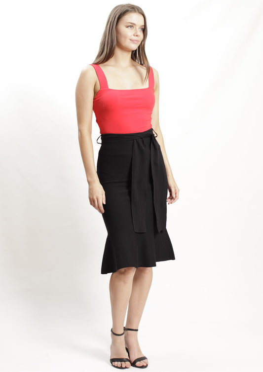 AY074SS Tie Front Skirt (Pack)
