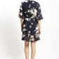 YW2343-1SS Navy Floral Wrap Dress  (Pack)