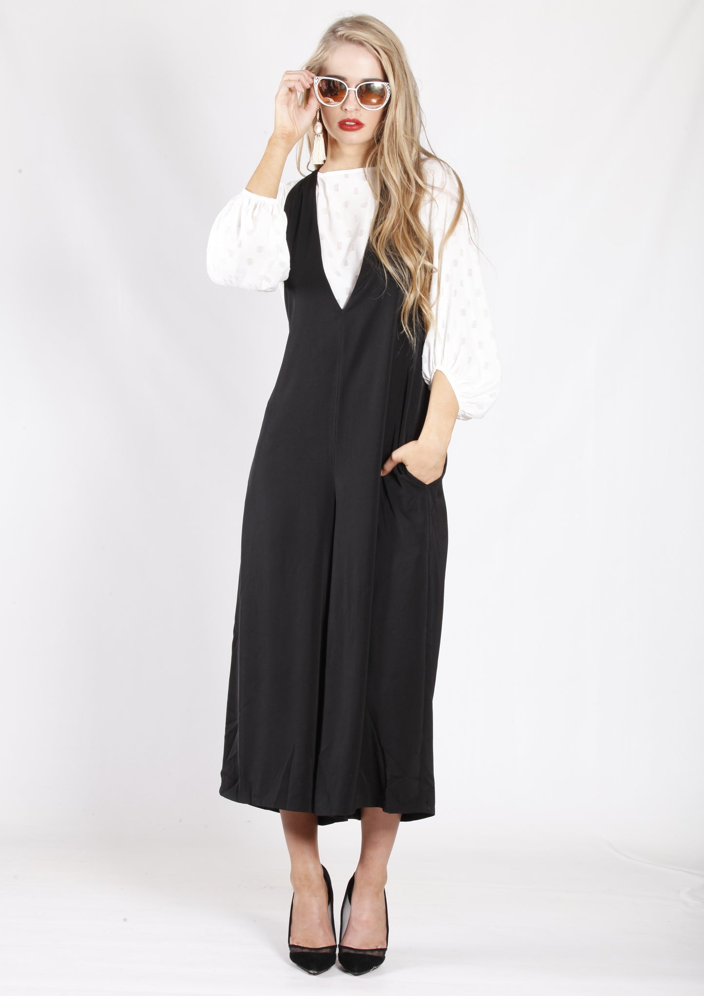 YW2117-2SS Wide Leg Dungaree (Pack)
