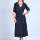 YW2122SS Button Detailed Mid Length Dress (Pack)