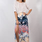 HS16049-14SS Oriental digital Printed Maxi Skirt (Pack) on sale $4 each