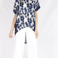 TG2526NC Loose Fit Navy Leopard Top (Pack)
