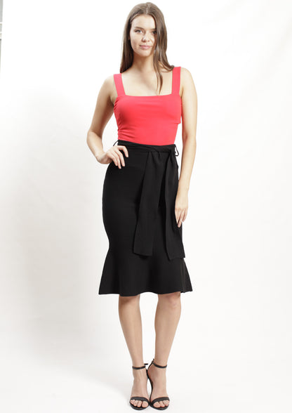 AY074SS Tie Front Skirt (Pack)