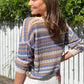 LY259SS Striped Crochet Top (Pack)