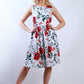 VS0006-25TB Red Rose Printed Dress (Pack)