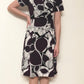 G032TB Floral Mid Length Dress (Pack)