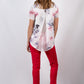 TG2531TB Layered Floral Blouse  (Pack)