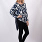 VY00118NC Navy Leopard Long Sleeve Top (Pack)