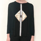 VY00118-1SS Silver And Gold Detailed Long Sleeve Top (Pack)