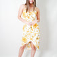 TG2555-2TB Sun Flower Printed Tulip Dress  (Pack)