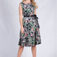 YW2147-1TB Capped Sleeved Floral Dress (Pack)