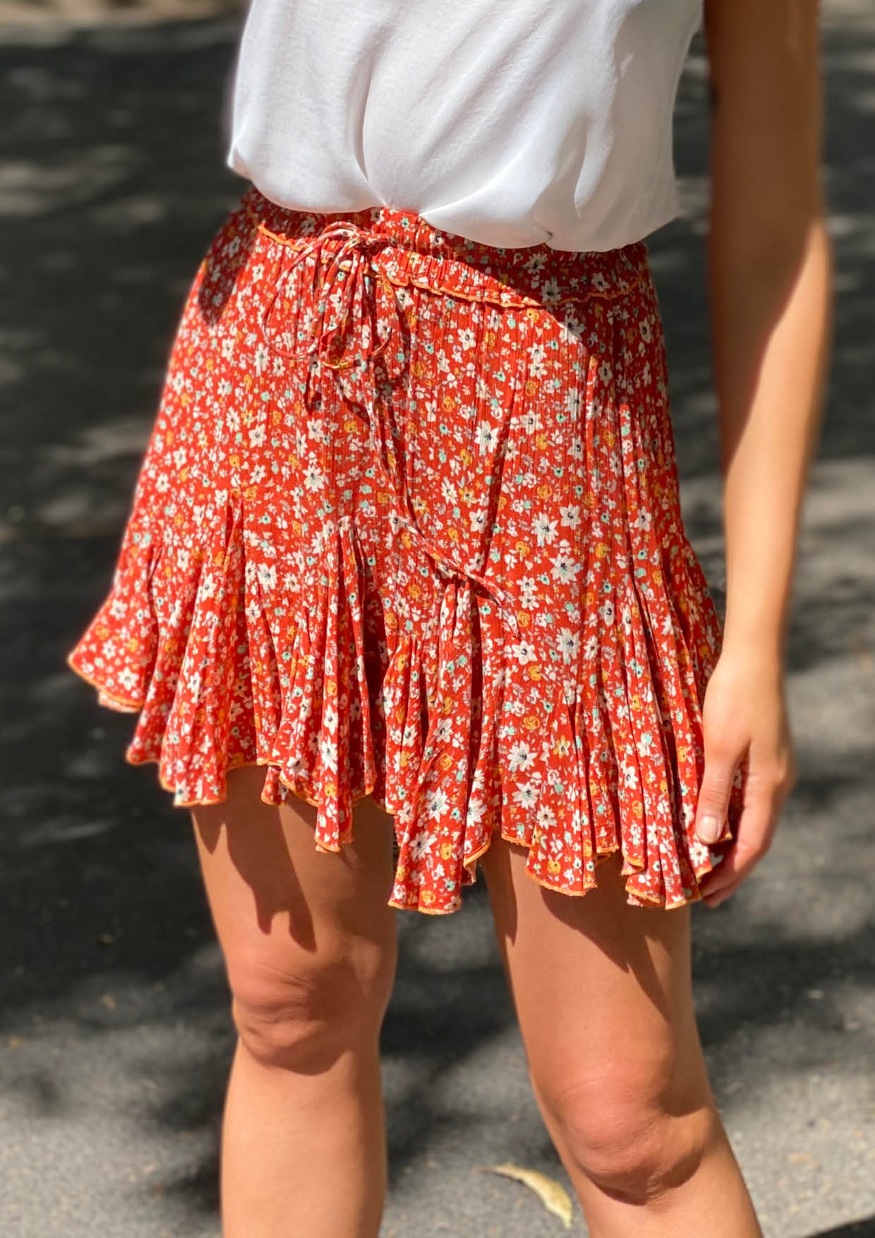LA0683-2SS Sweet Floral Skirt (Pack)