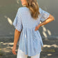 LA0743SS Gingham Top (Pack) New Arrival