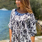 LA0788SS Frill hem Printed Top (Pack)