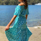 XW20414SS Paisley Off-shoudler Maxi Dress (Pack)