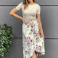 ZW16451-5SS Sweet Floral Wrap Skirt (Pack) New Arrival
