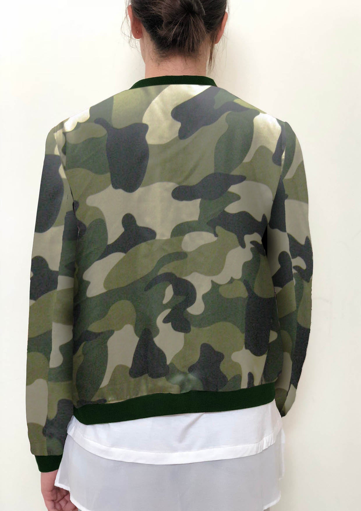 WV036-8SS Camo Bomber Jacket(Pack)