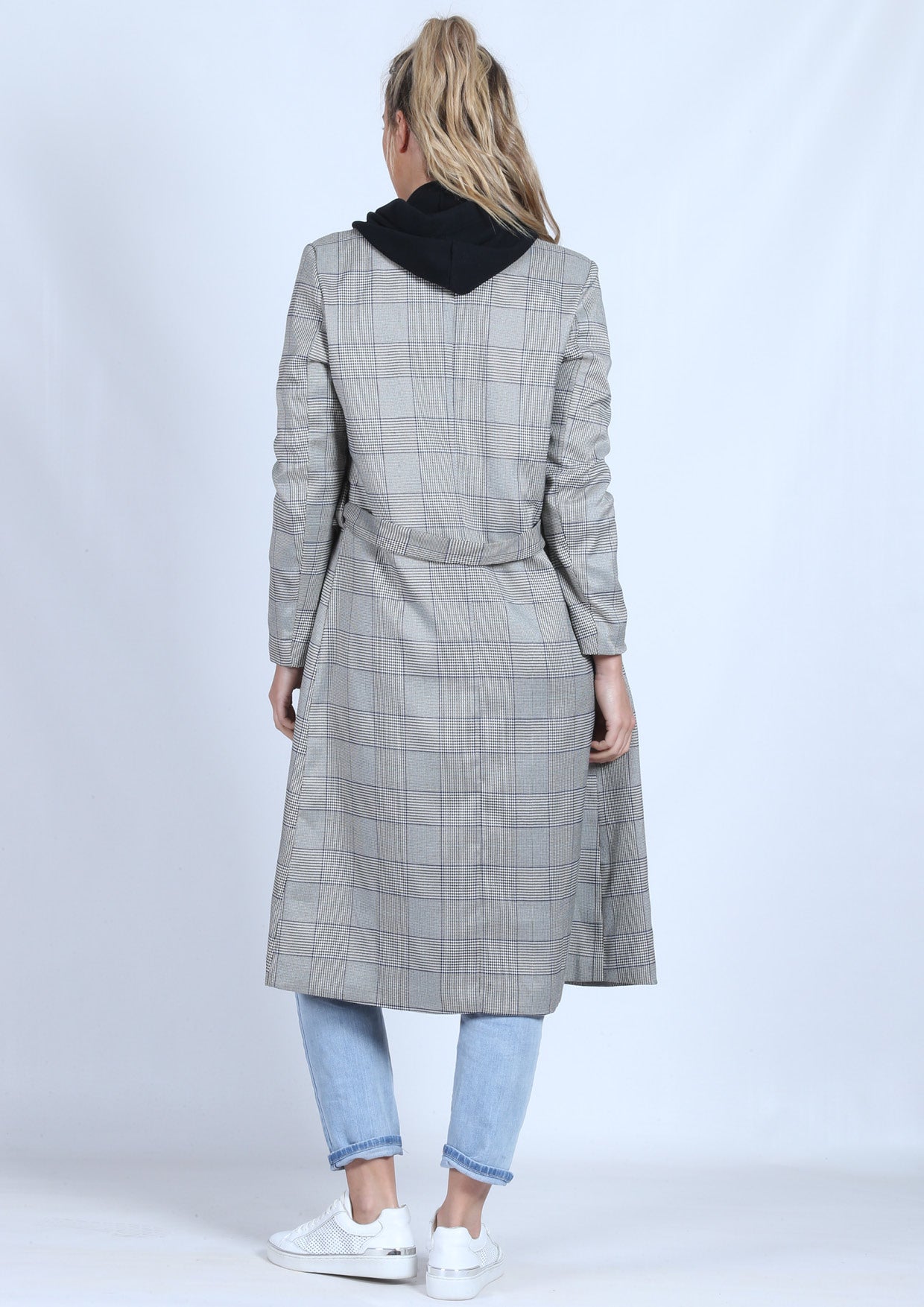 WW0103SS Check Print Trench Coat (Pack)
