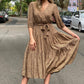 LA0666SS Speckled Wrap Dress (Pack)
