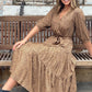 LA0666SS Speckled Wrap Dress (Pack)