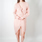 XW16257-1SS Tie Front Tulip Dress (Pack)