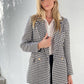 XW20436-3SS Tweed Blazer Coat