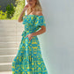 XW20558SS Ruffle Off-Shoulder Maxi Dress - More Colours Available