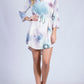 RV0156-21SS Washed Out Watercolour Johnny Collar Dress (Pack)