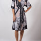 TG2503-7TB Pink Marble Wrap Dress (Pack)