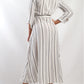 YW2149SS Button Down Stripe Dress (Pack)