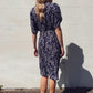 ZW16445TB Navy Floral Dress (Pack)