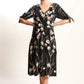 VS7245-2TB Floral Wrap Dress (Pack)