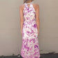 CAS1245-2SS Purple Floral Dress (Pack)