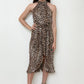 YW22012-4SS Halterneck Leopard Print Dress (Pack) New Arrivals
