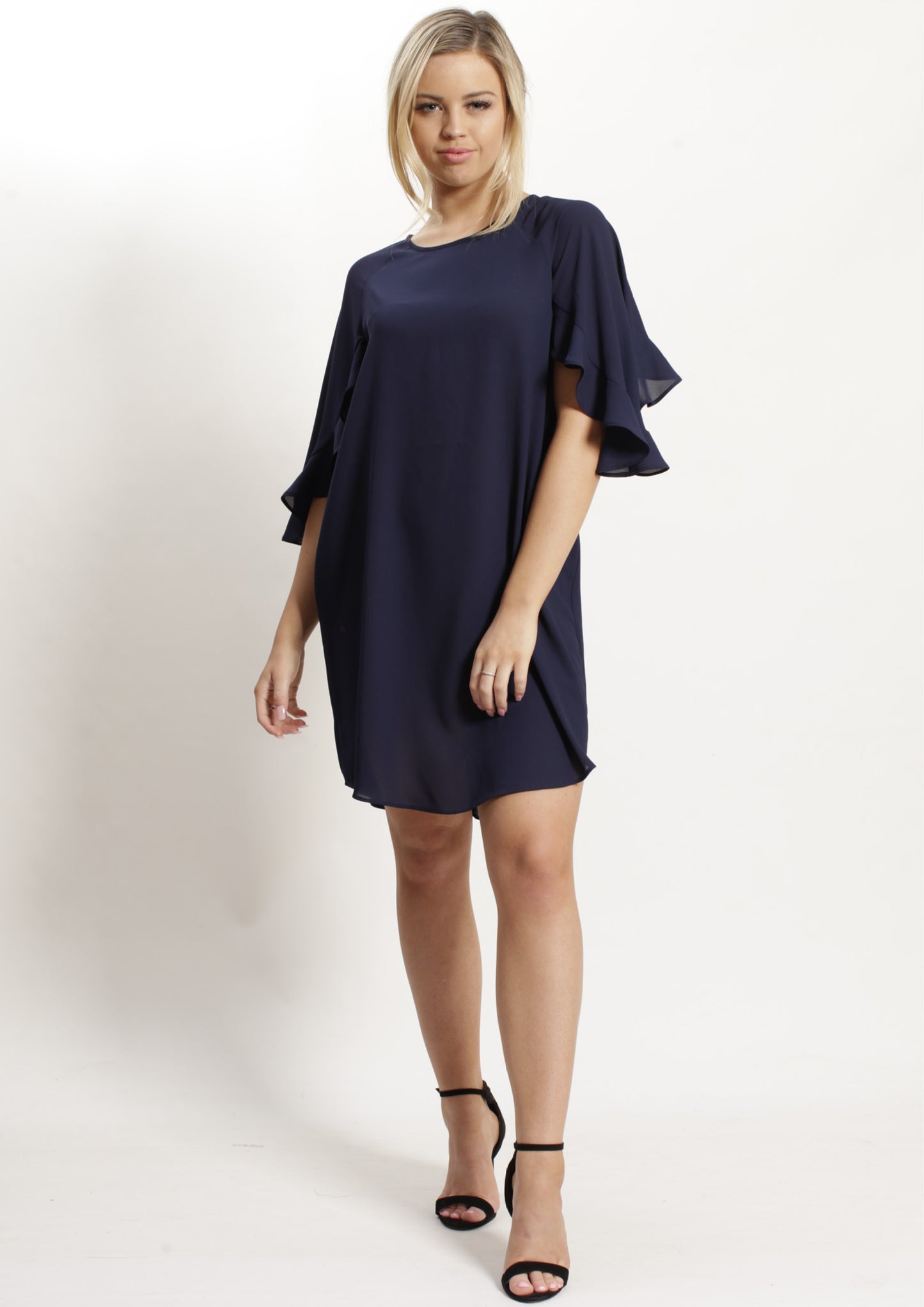 AY035NC Relaxed Fit Ruffle Sleeve (Pack)