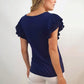 RV1122SS Pleated Short Sleeve Top (Pack)